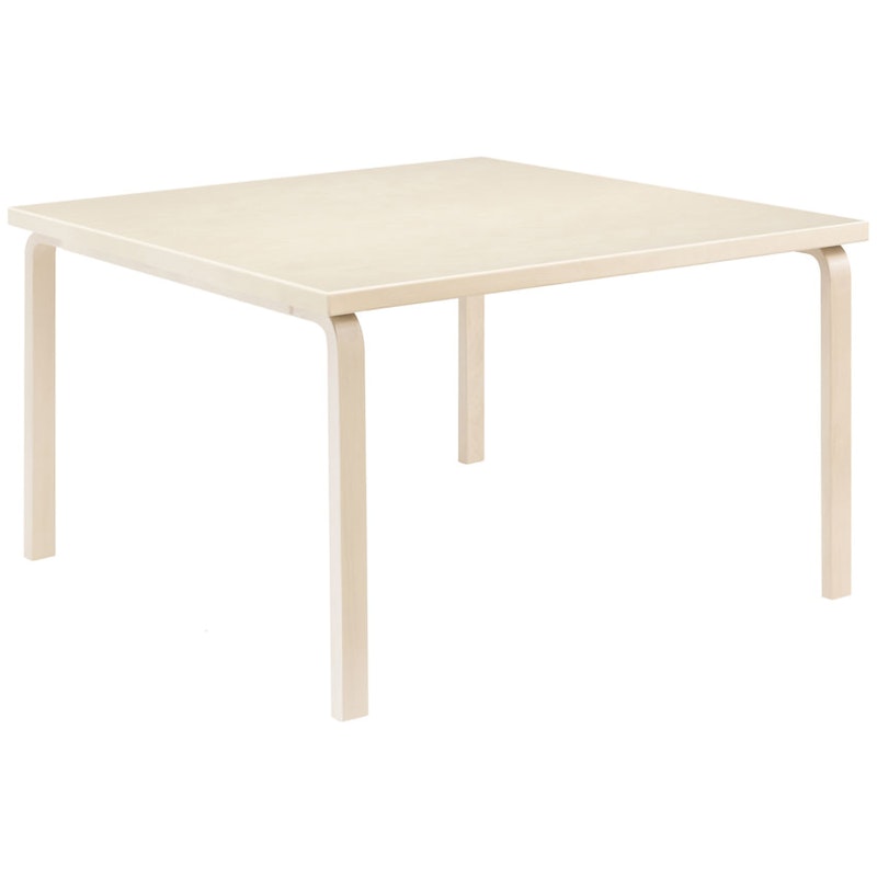 Aalto 84 Tafel Vierkant 120x120 cm, Berken