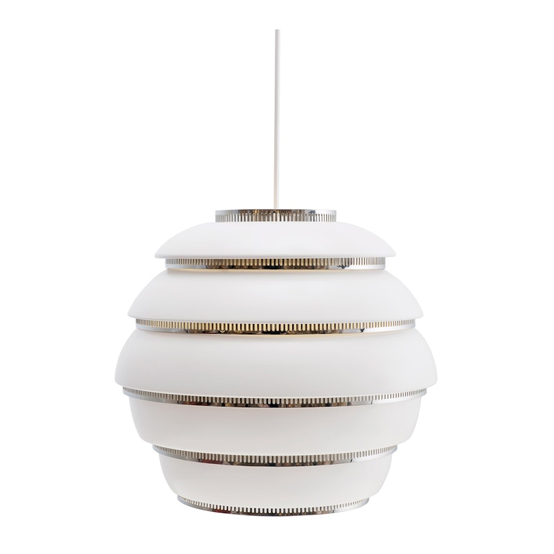 Beehive A331 Hanglamp, Wit/Chroom