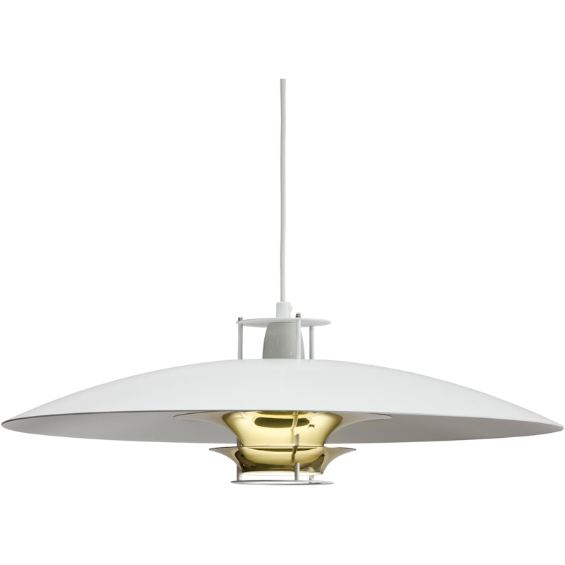 JL341 Hanglamp 56 cm, Wit / Messing