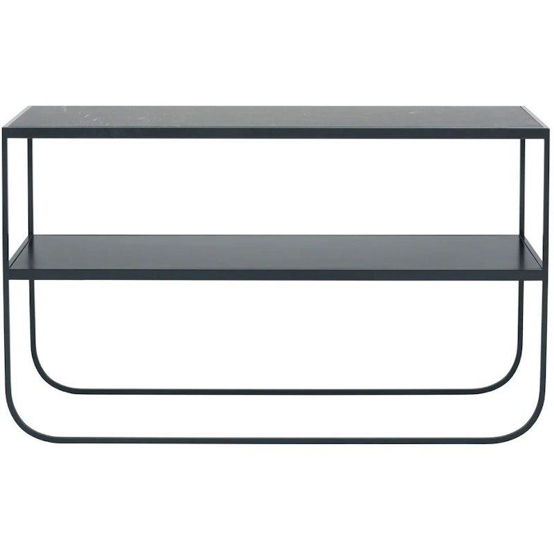 Tati Console 120 Bijzettafel, Char Grey / Nero Marquina