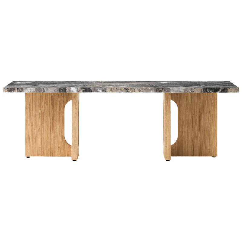 Androgyne Loungetafel, Naturel Eiken / Grey Galaxy