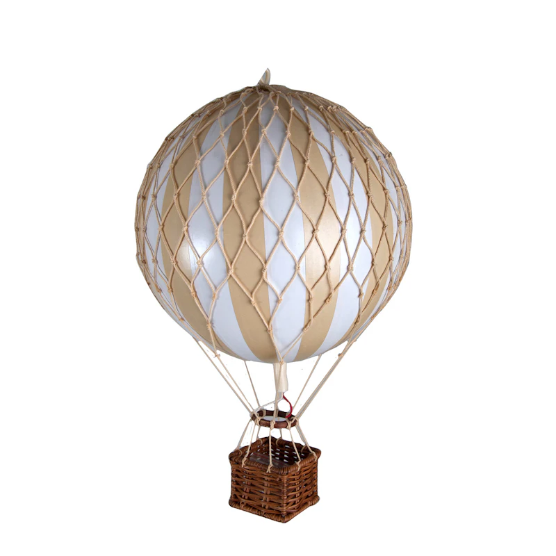 Travels Light Luchtballon 18x30 cm, White Ivory