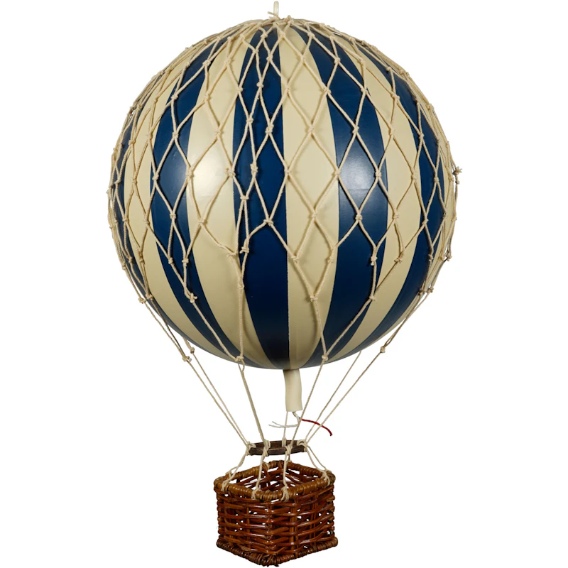 Travels Light Luchtballon 18x30 cm, Navy Blue / Ivoor