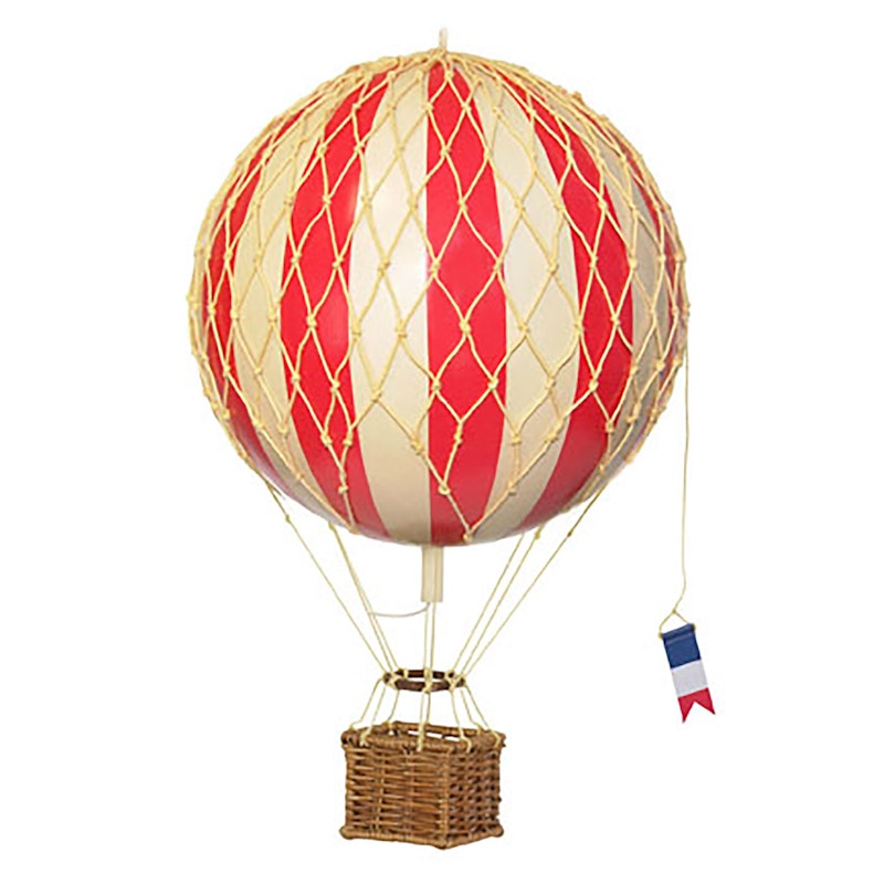 Travels Light Luchtballon 18x30 cm, True Red