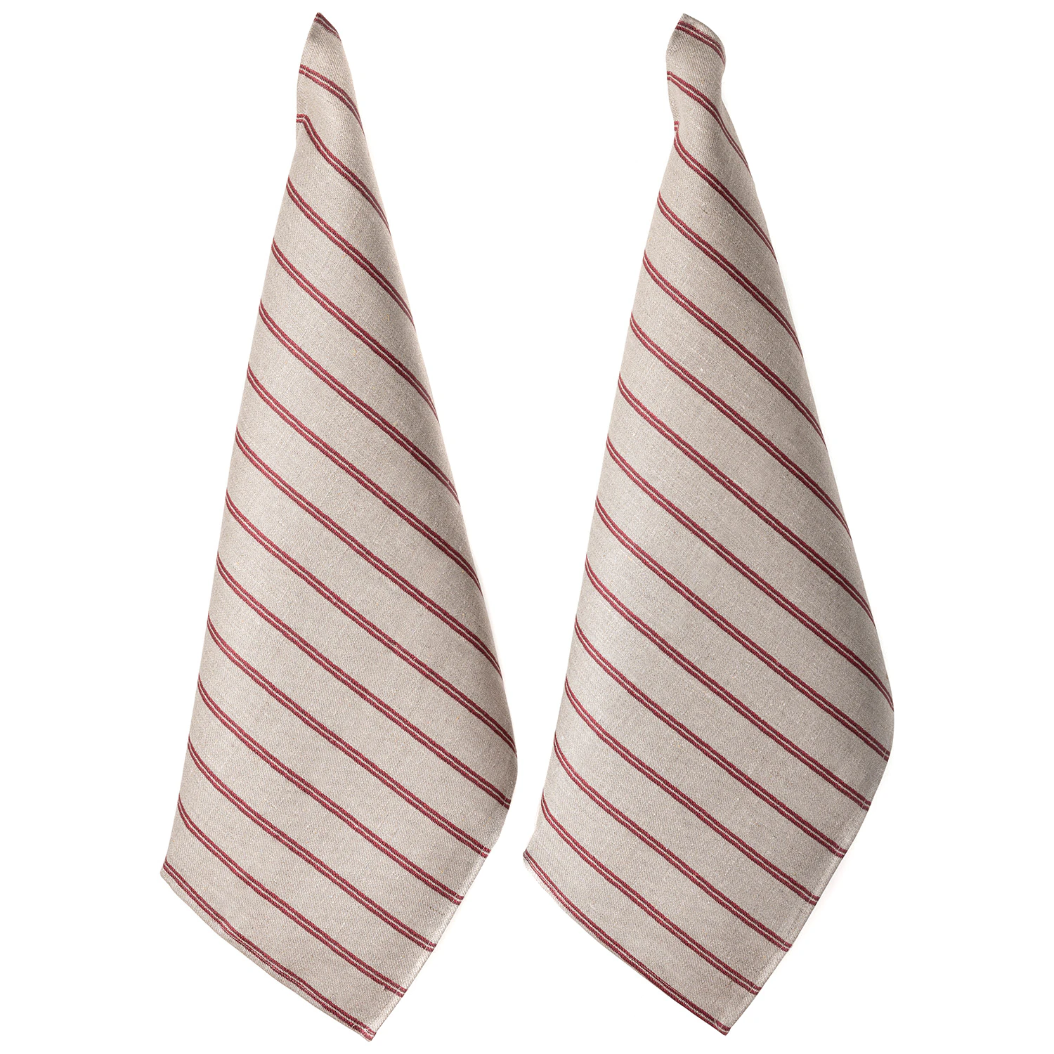 Linåker Kitchen Towel 50x70 cm 2-pack, Red van Axlings | RoyalDesign