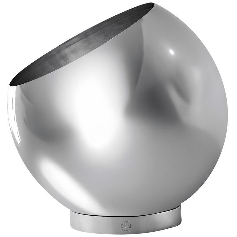 Globe Bloempot Ø17 cm, Zilver