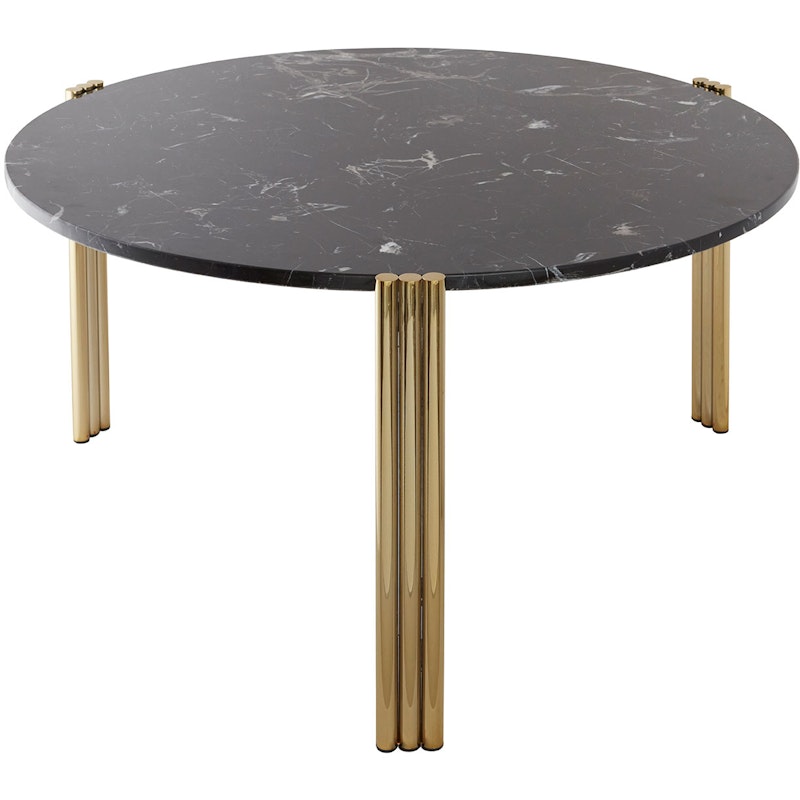 Tribus Salontafel 80 cm, Goud / Zwart