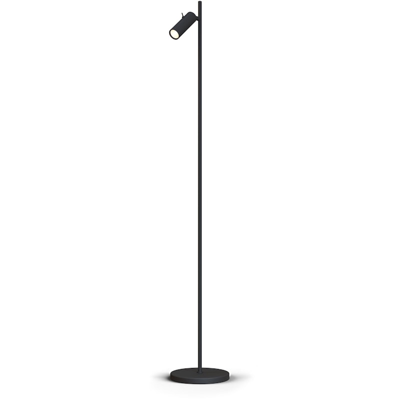 Cato Slim Vloerlamp, Mat Zwart