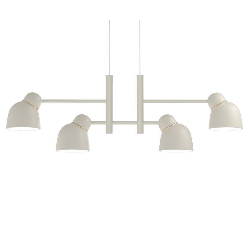 Bird Hanglamp Lineair 119 cm, Zand / Messing