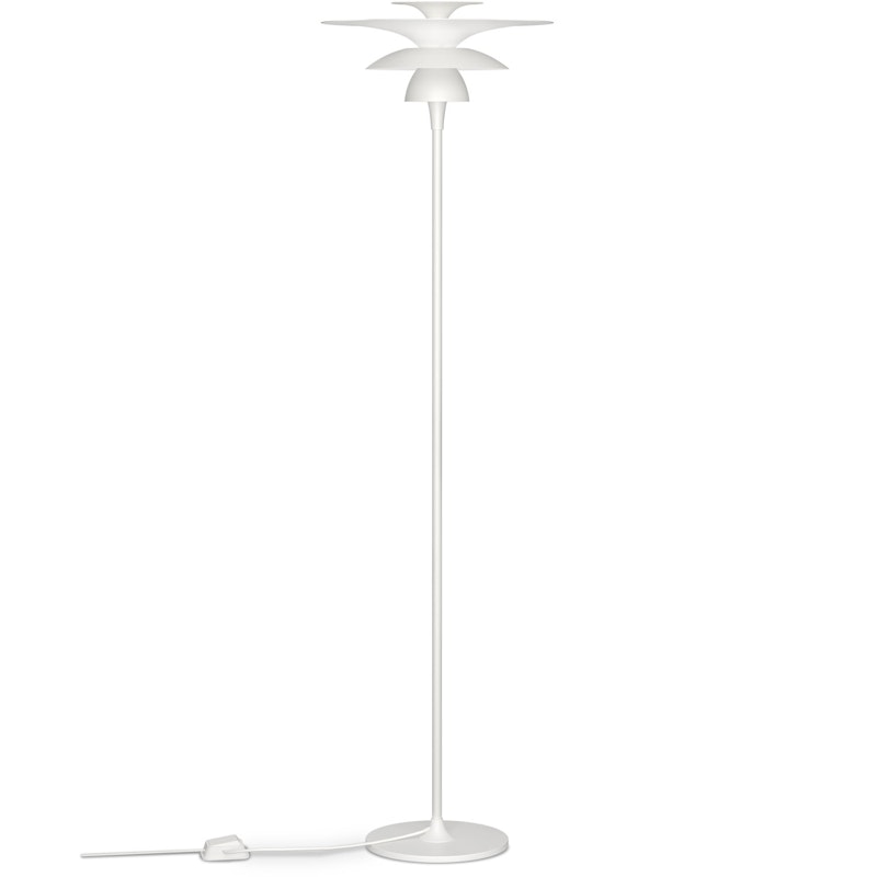 Picasso Vloerlamp 1400 mm, Mat Wit