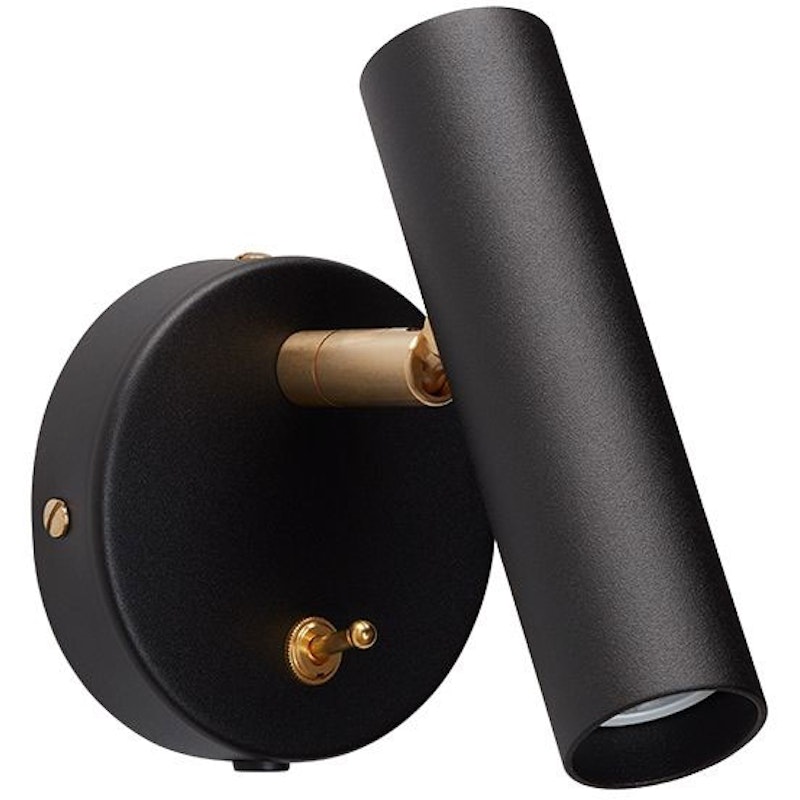 Slender Wandlamp, Zwart