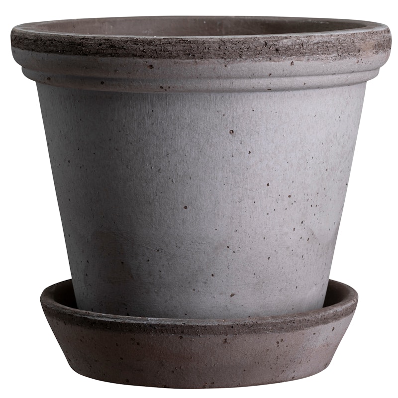 Flora Pot Met Schotel Ø30 cm, Grijs