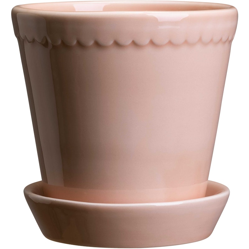 Helena Pot Met Schotel 18 cm, Quartz Rose