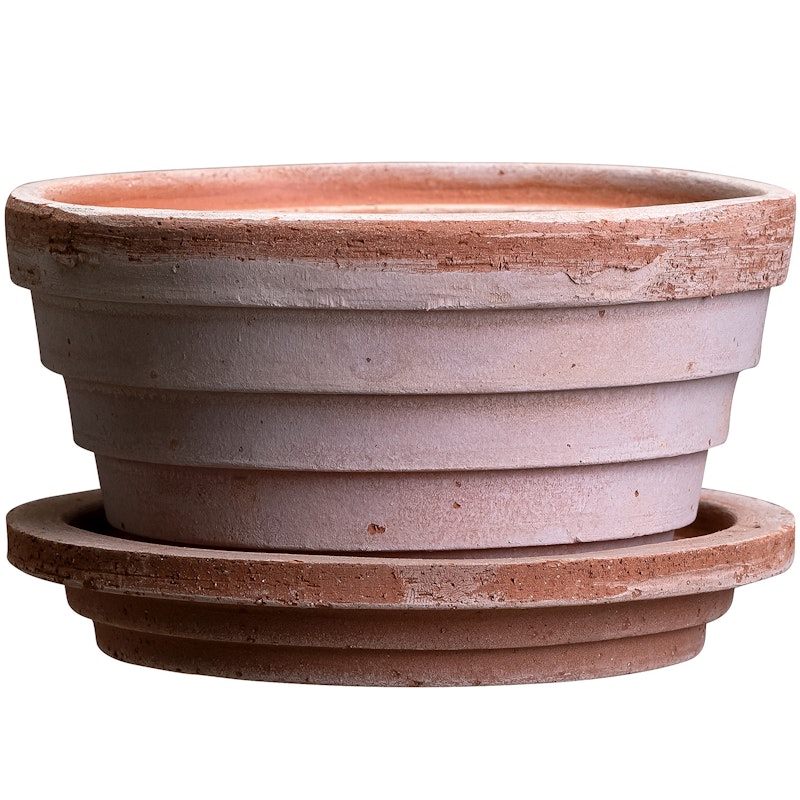 Planet Pot met Schotel Roze Ø12 cm