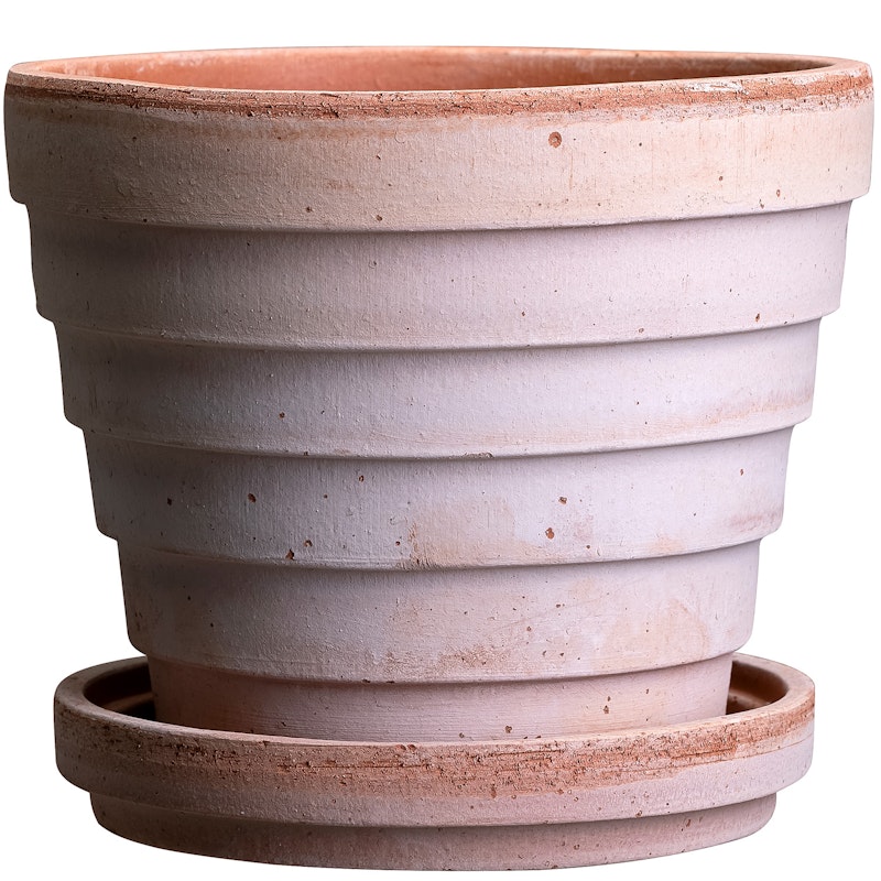 Planet Pot met Schotel Roze Ø14 cm