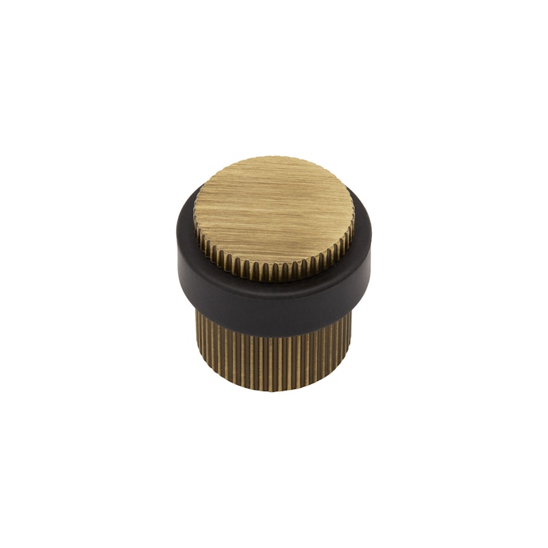 Helix Stripe Deurstop, Antiek bronzen