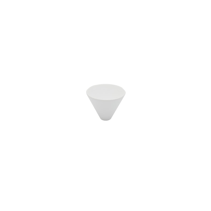 Knob Conic-29, matte white