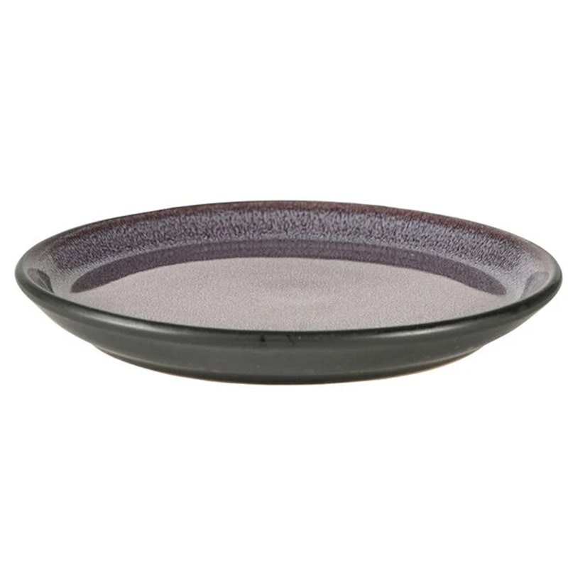 Gastro Bord Ø17 cm, Zwart/Paars