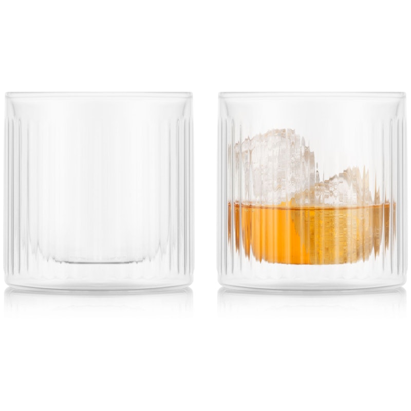 Douro Dubbelwandige Whiskyglazen Pak van 2, 30 cl