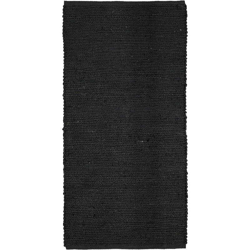 Merida Vloerkleed 70x140 cm, Zwart