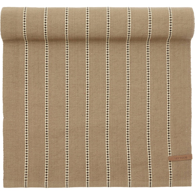 Helga Tafelloper 40x120 cm, Zwart / Beige