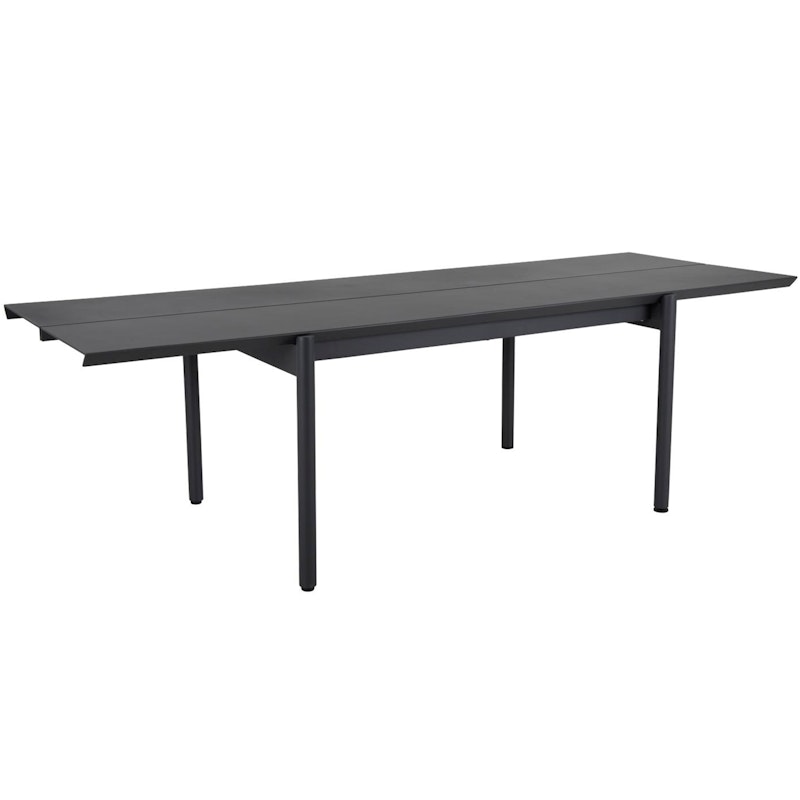 B45 Eettafel Aluminium / Metaal 92x250 cm, Zwart