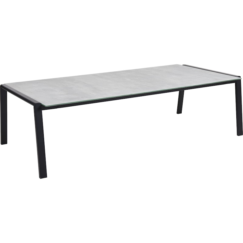 Lyra Salontafel 70x148x40 cm, Zwart/Grijs