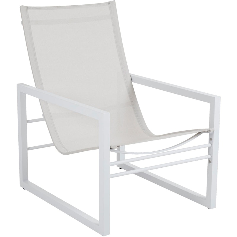 Vevi Fauteuil Aluminium , Wit