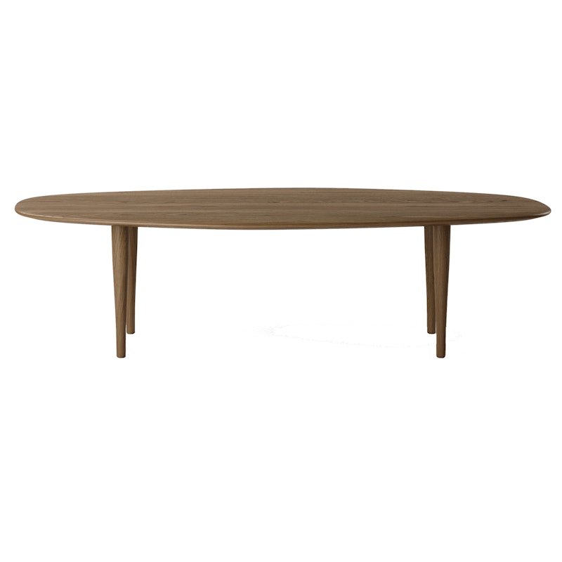 Jari Salontafel Ovaal 130 cm, Gerookt Eiken