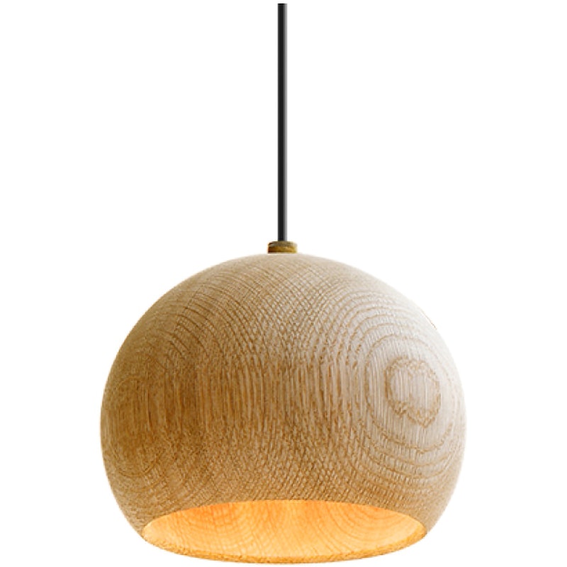 Lune Hanglamp Ø14 cm, Geolied Eiken