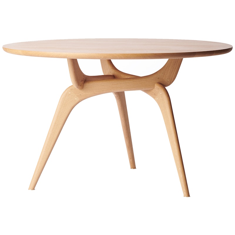 Triiio Eettafel Ø135 cm, Geoliede Eik