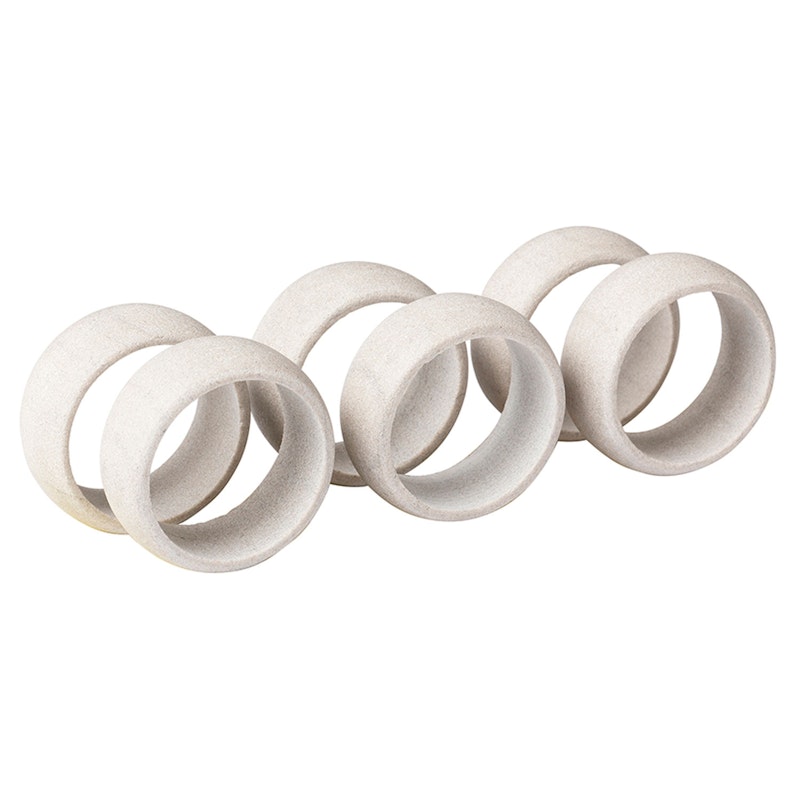 Kit Napkin Ring 6 Pcs, Sand