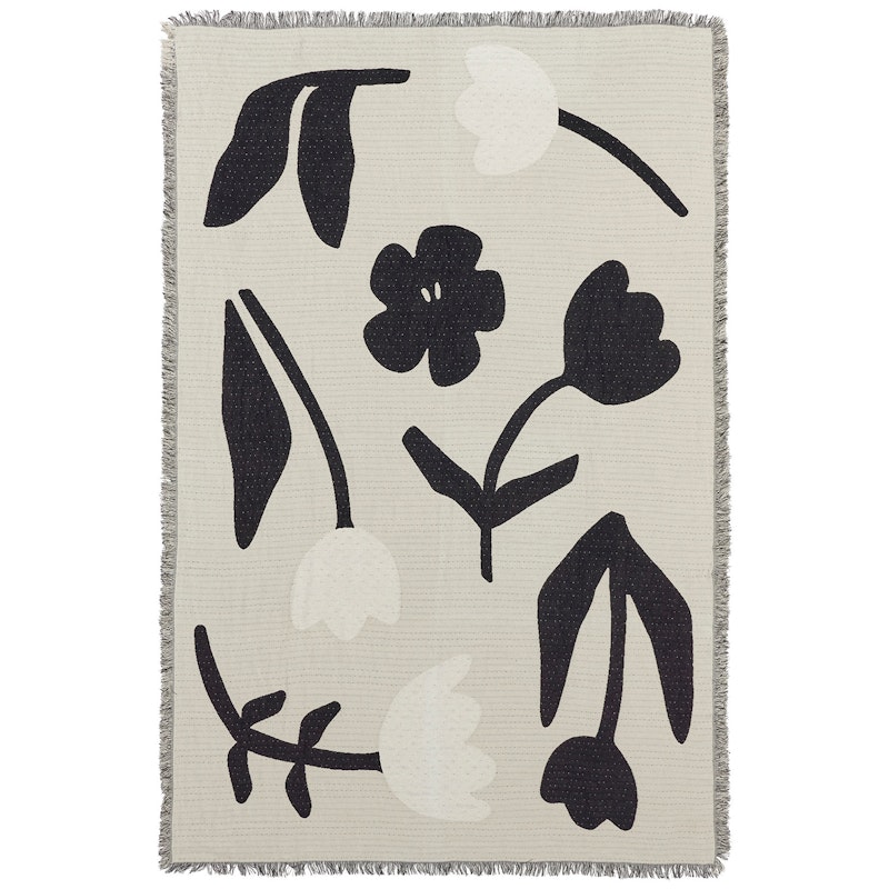 Rosita Plaid 130x180 cm, Zwart