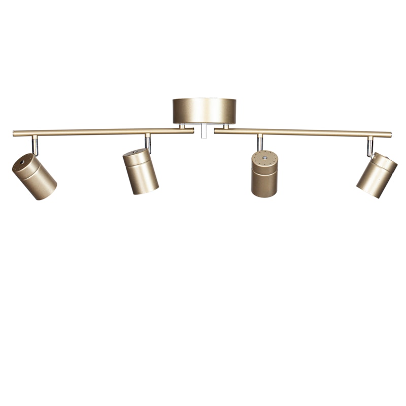 Correct Plafondlamp 4 Laag, Goud