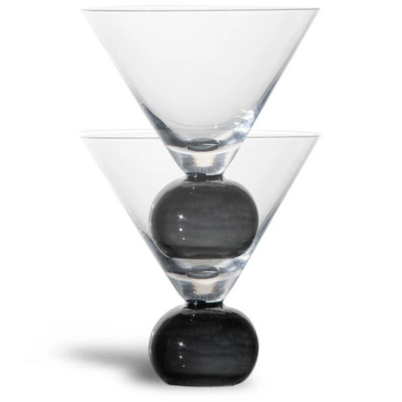 Spice Drinkglas Pak van 2, Zwart