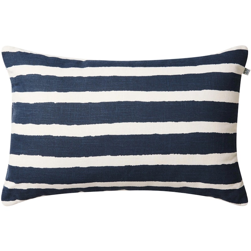 Block Stripe Buitenkussen 40x60 cm, Blauw