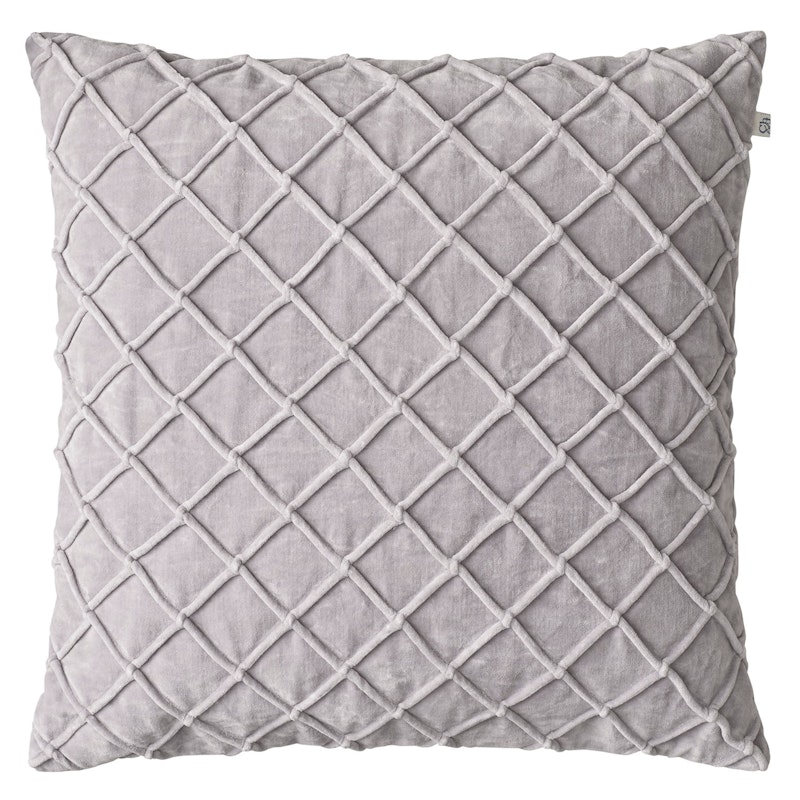 Deva Cushion Cover, Silver Grey