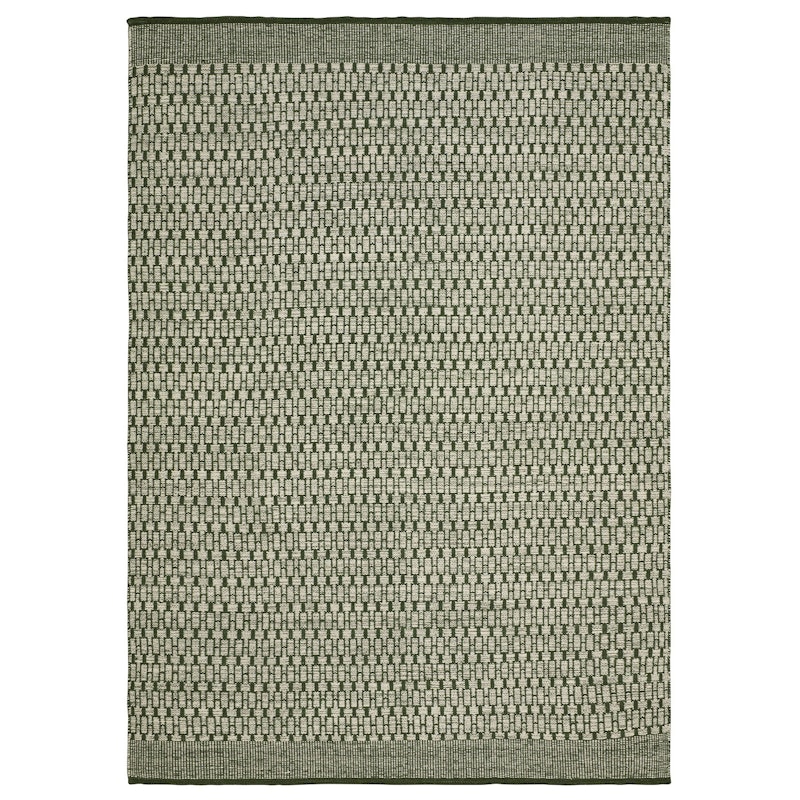 Mahi Dhurry Carpet 80x250cm, Off White/Green