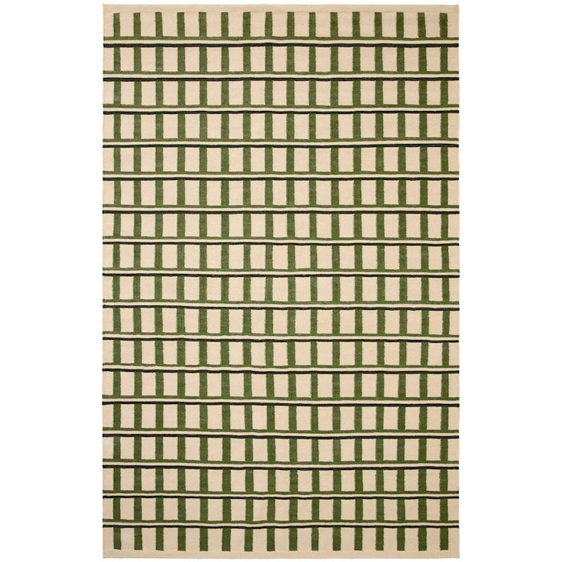 Mysore Vloerkleed 180x270 cm, Gebroken Wit / Groen / Donkergroen