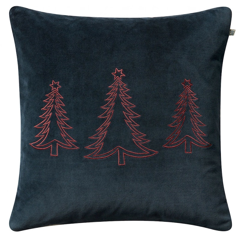 Pine Tree Kussenhoes 50x50 cm, Sea Blue