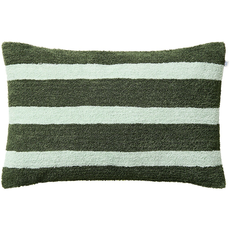 Stripe Kussenhoes 40x60 cm, Cactus Green / Aqua