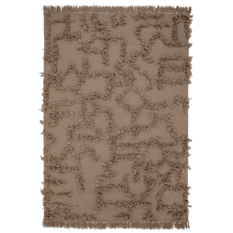 Rio Wollen Vloerkleed Cappuccino, 250x350 cm