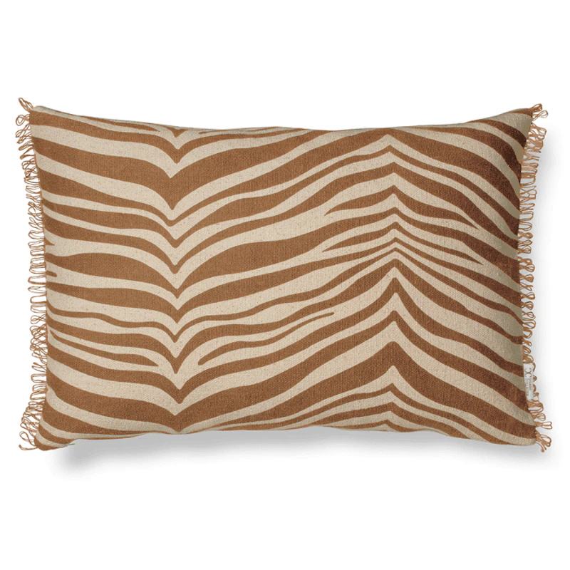 Zebra Kussen 40x60 cm, Glazed Ginger