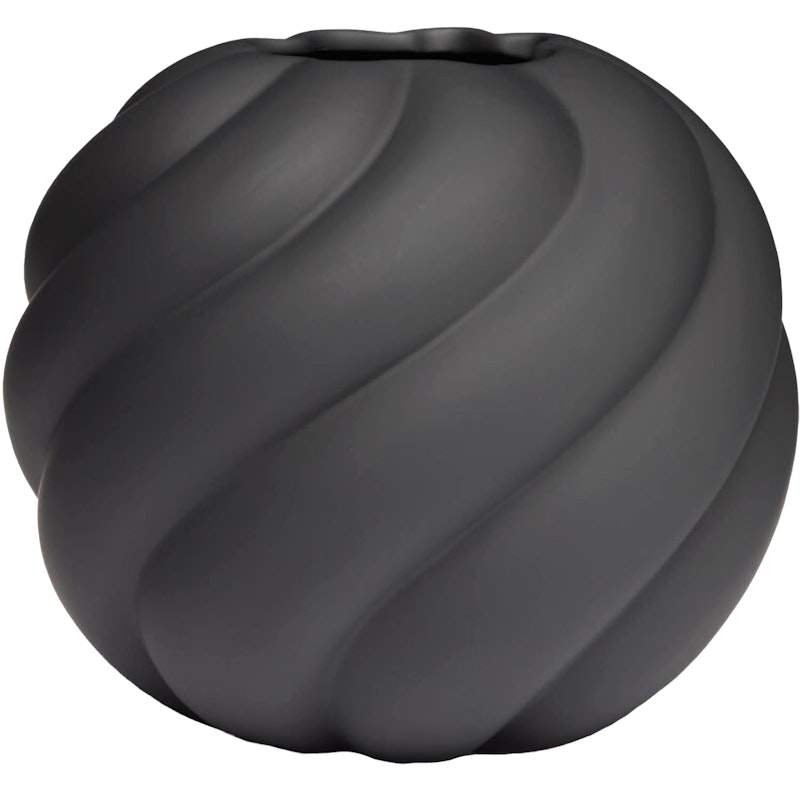 Twist Ball Vaas 20 cm, Zwart