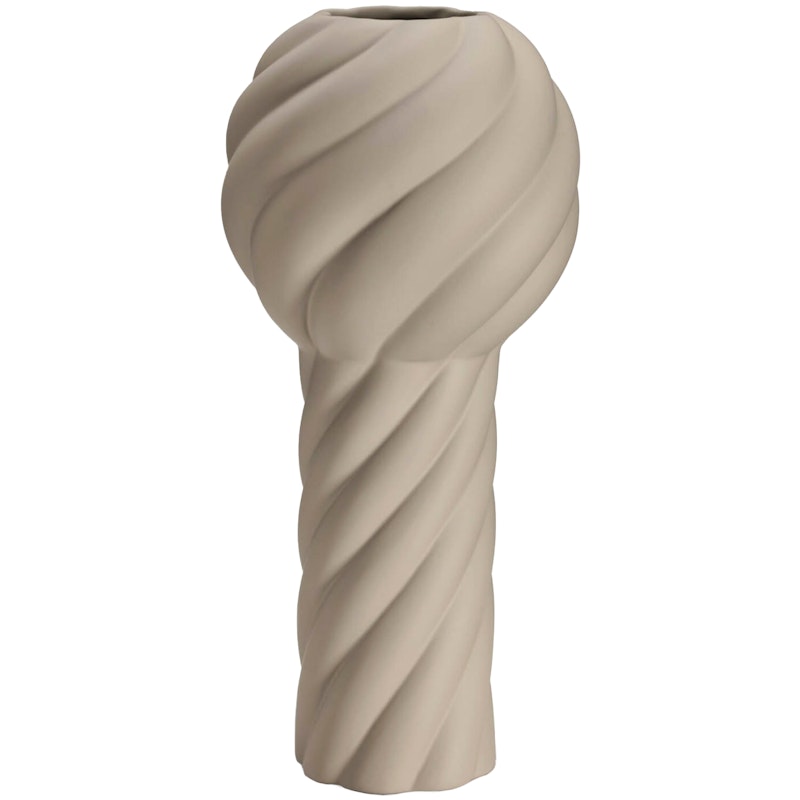 Twist Pillar Vaas 34 cm, Zand