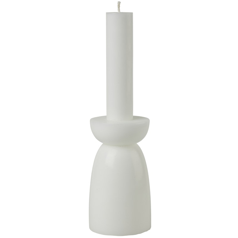 Candleholder Kaars L, Wit