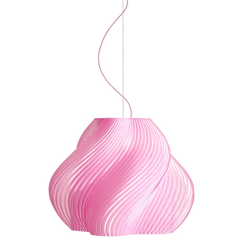 Soft Serve Hanglamp Mega, Chroom / Rose Sorbet