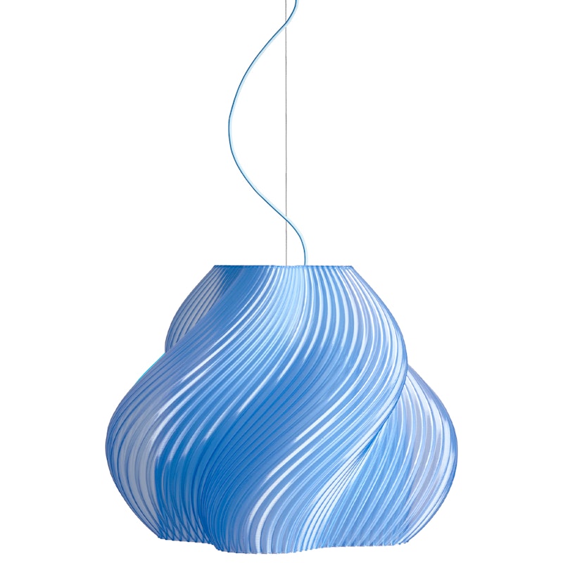 Soft Serve Hanglamp Mega, Messing / Blueberry Sorbet