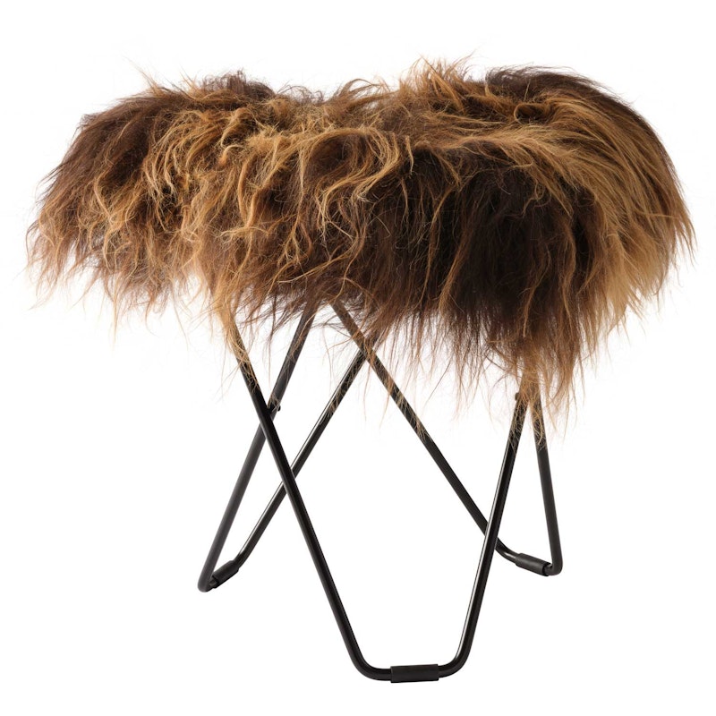 Flying Goose Iceland Stool, Wild Brown/Black