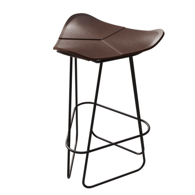 Pampa Barkruk 65 cm, Zwart / Chocolate